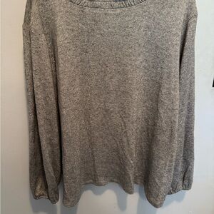Metallic grey sweater